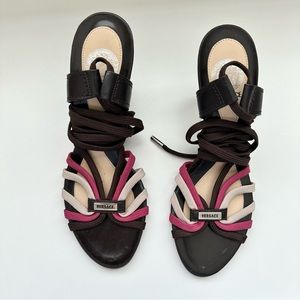 Vintage Versace Strappy Heels